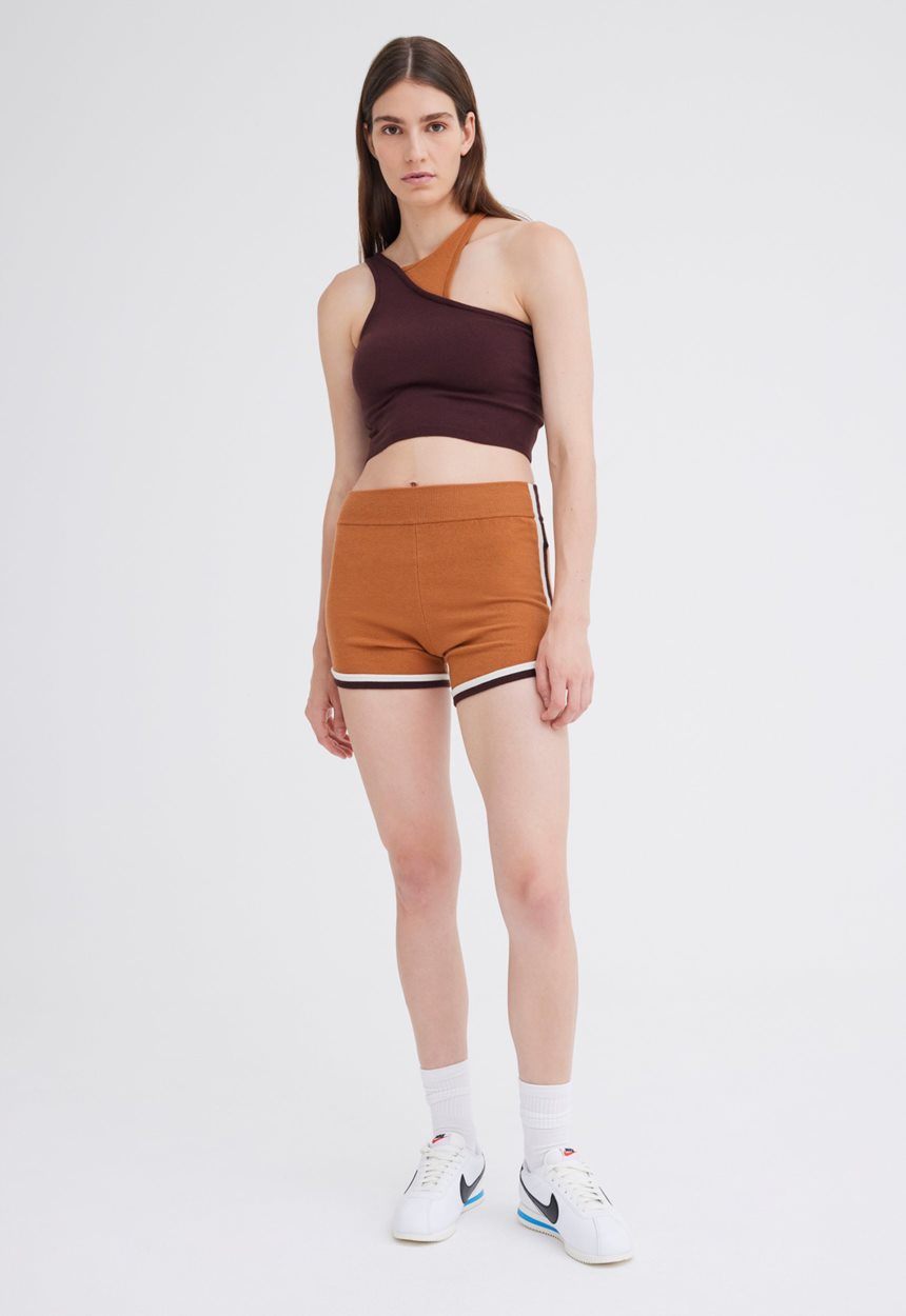 Jac + Jack NAGNATA Retro Short 2.0 - Bronze/ Merlot